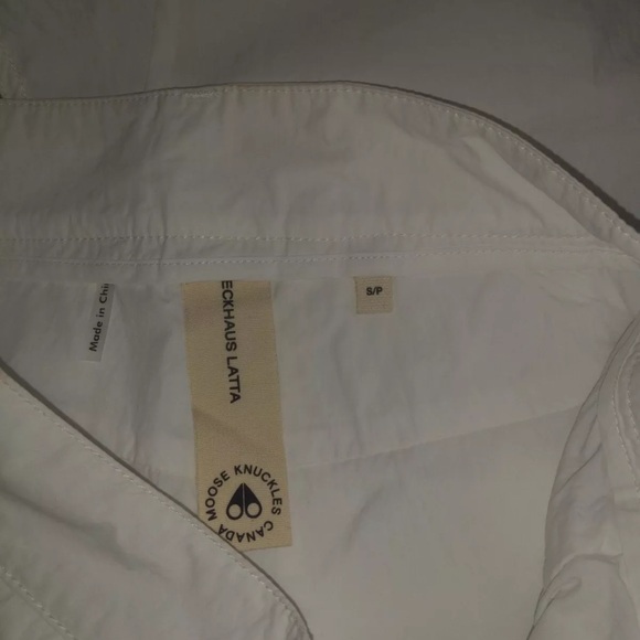 Moose Knuckles x Eckhaus Latta Mens Small Packable Convertible Pants White NWT - Picture 7 of 13